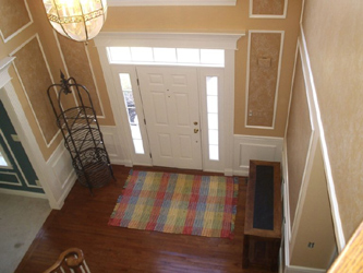 Tan entryway